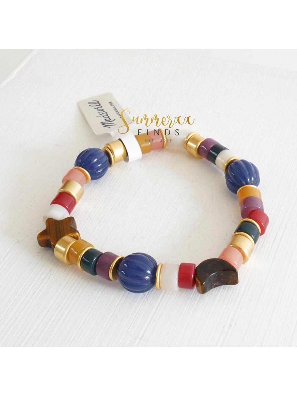 Madewell Beaded Moon Bracelet